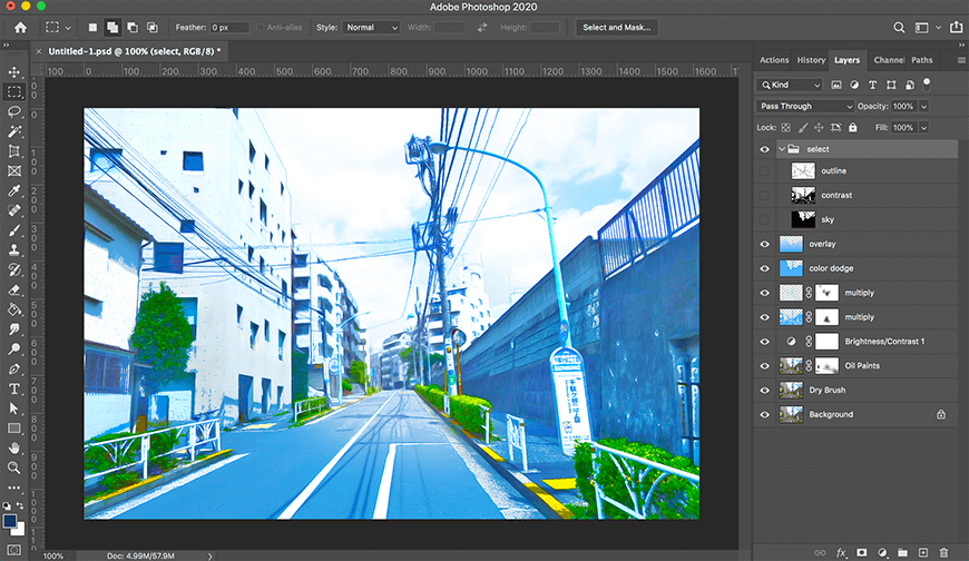 Photoshop] How to process a landscape photos to look like a Japanese anime  background image | briccolog